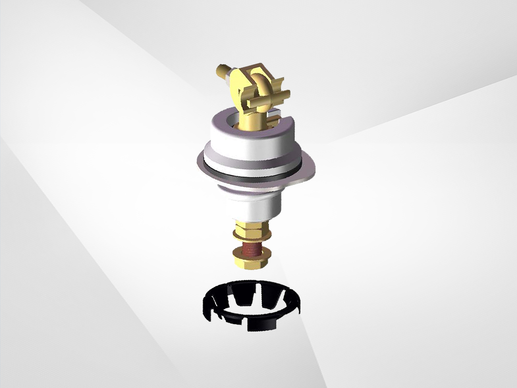 1.2KV 417A ANSI Eyebolt LV Porcelain Bushing